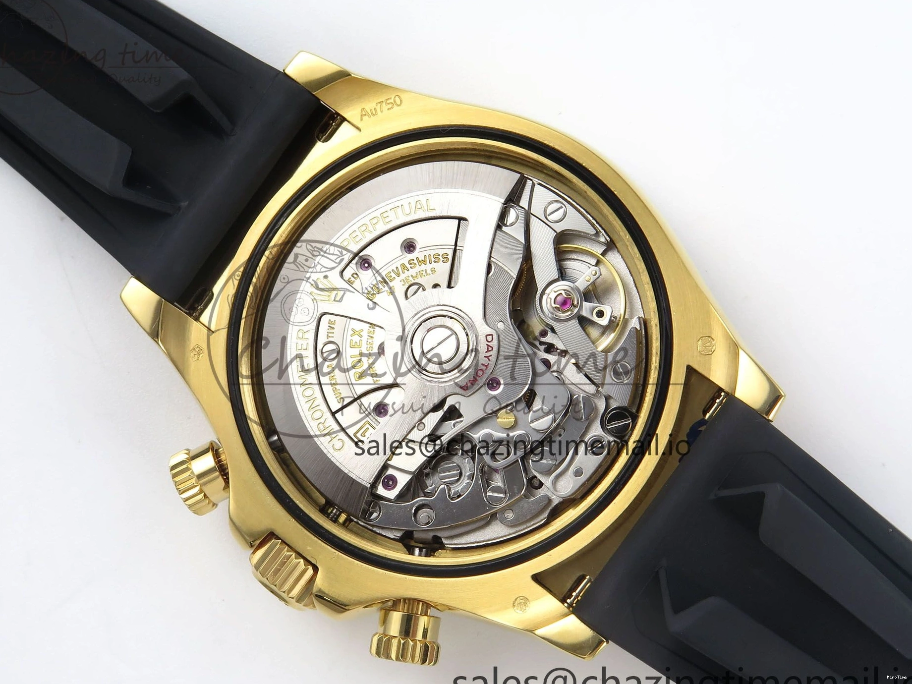 MiroTime 0208 Daytona 126518 QF 1:1 Best Edition Black YG Dial on Oysterflex Strap SH4131 V Functional 283